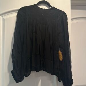 Muche et muchette sheer blouse